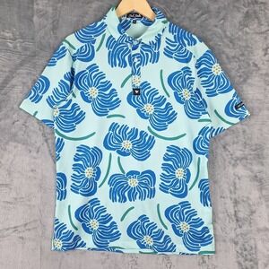 Bad Birdie Polo Mens Medium Get In My Jelly Jellyfish Golf Athletic Performance
